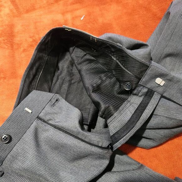 Pronto Uomo Dress Pants For Mens Size 36x32 Flat Front.   B13 - Picture 7 of 10